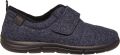 Rohde 2627 56 Pantoffels Dichte Sloffen Blauw Vilt Heren Blauw - Blauw