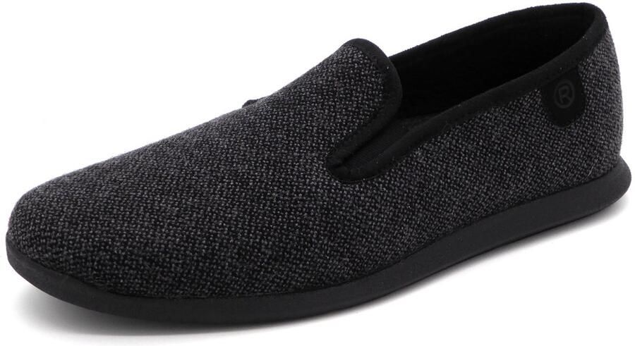 Rohde 6985 82 Fermo Antracite Loden-sloffen-pantoffels