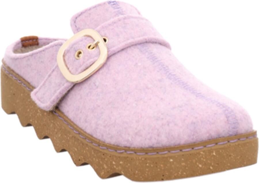 Rohde Foggia vilten klompen dames pantoffels muiltjes 6117 58 Violett