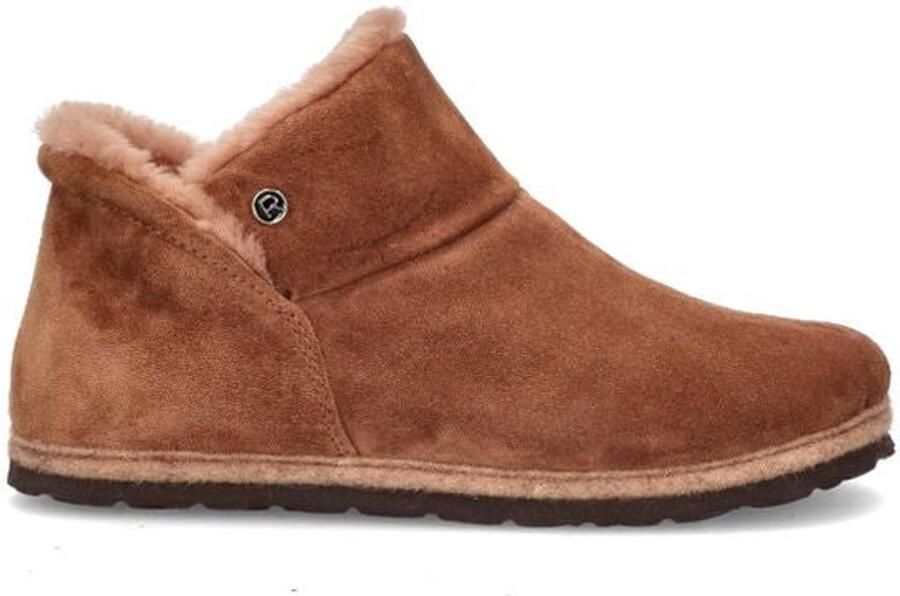 Rohde Dames Pantoffel Gevoerd 7076-76 Cognac