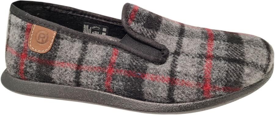 Rohde Grijze Gesloten Heren Pantoffels Grijs