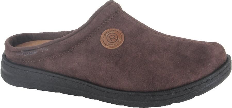 Rohde -Heren bruin donker pantoffels & slippers