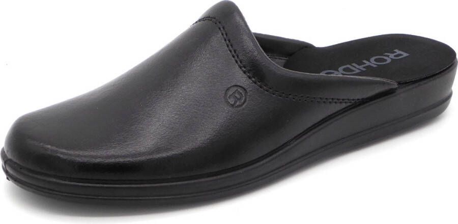 Rohde Lekeberg herenpantoffels pantoffels schoenen 1552 zwart - Foto 2