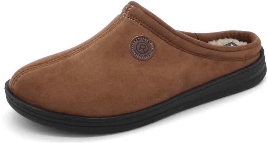 Rohde 7141~~~~~~~~~~~~~~~~~~~~~~~~~~ Heren pantoffels Cognac