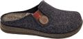 Rohde Pantoffels ASIAGO pantoffel clog slippers met zijlijk stretch met label - Blauw