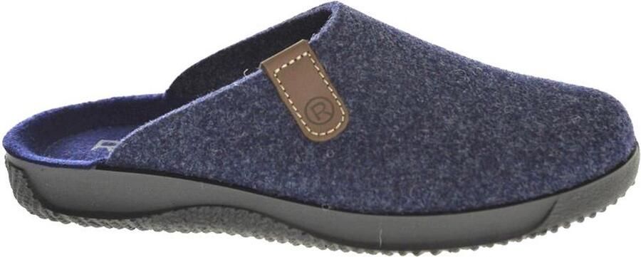 Rohde Heren Pantoffels Instap Pantoffels Blauw - Foto 2