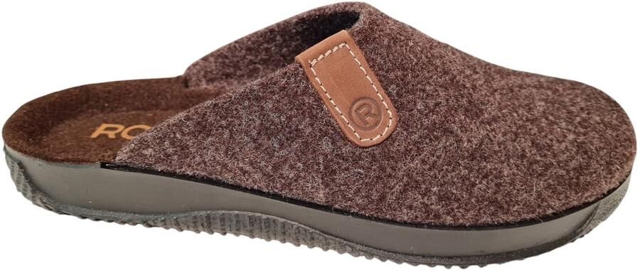 Rohde Heren Pantoffels Instap Pantoffels Bruin - Foto 2