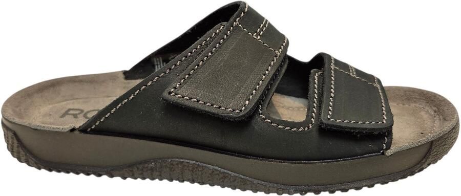 Rohde Slippers SOLTAU-H zomerschoen slippers huisschoen met klittenbandsluiting