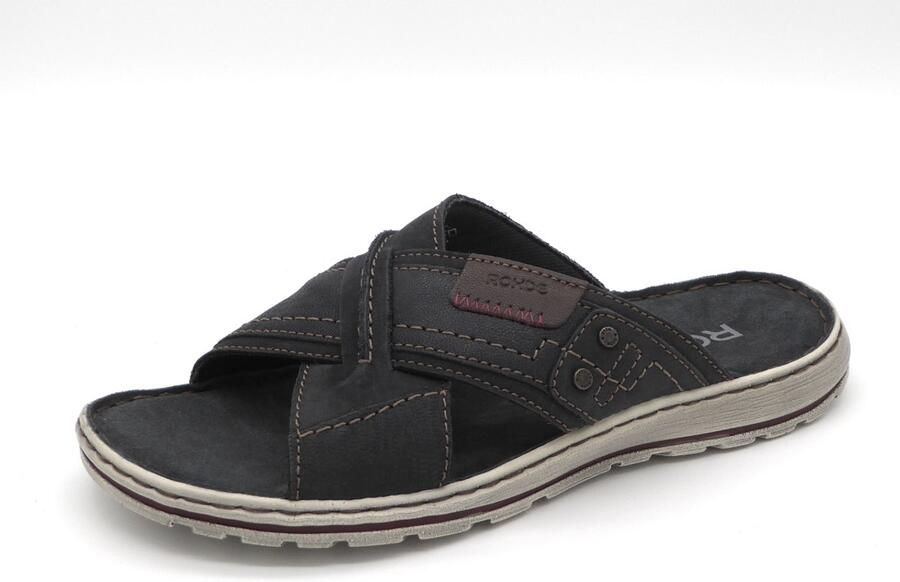 Rohde Heren Slipper 6731-56 Blauw