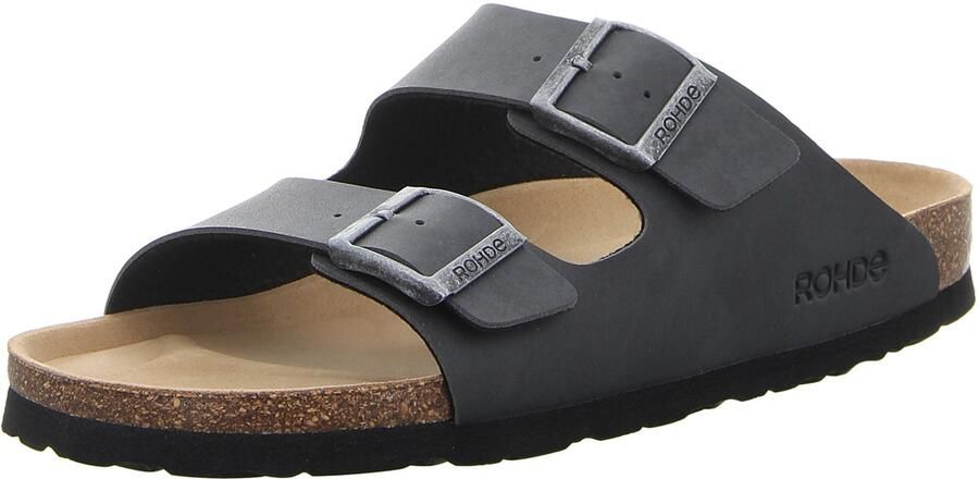Rohde heren slippers antraciet