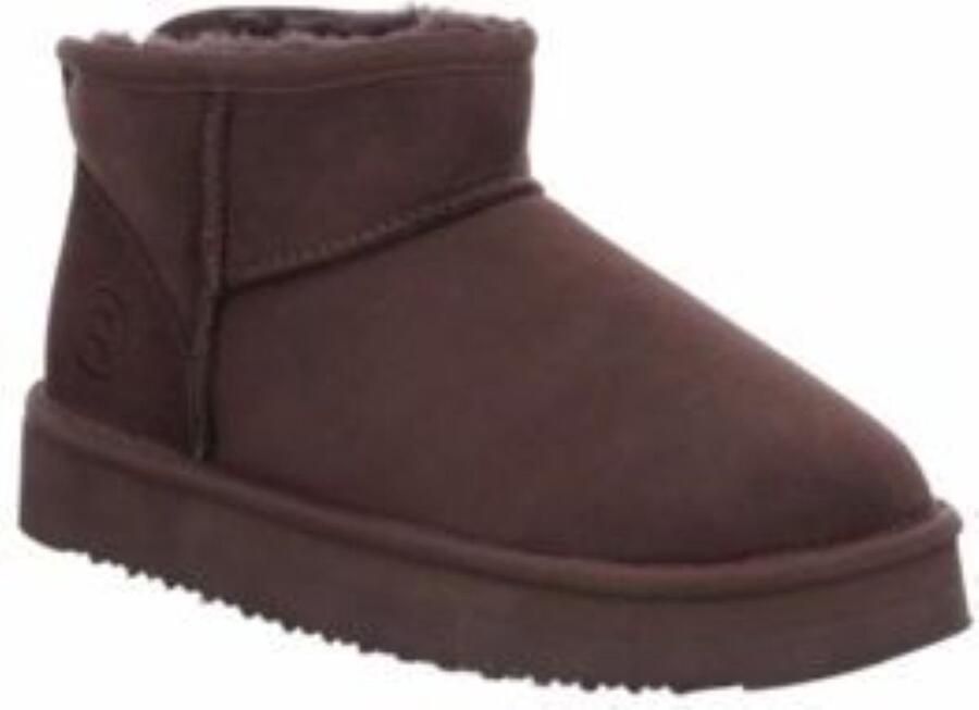 Rohde Huggys Dames Pantoffel Laars Gevoerd 7084-72 Mocca