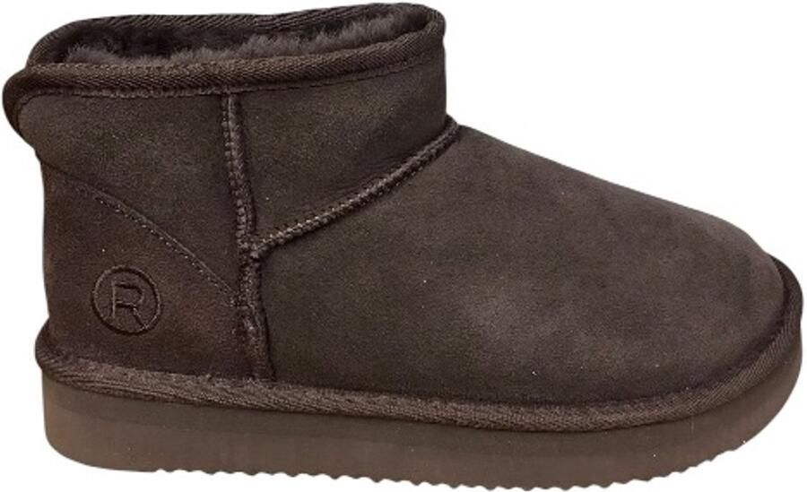 Rohde Huggys Dames Pantoffel Laars Gevoerd 7084-72 Mocca