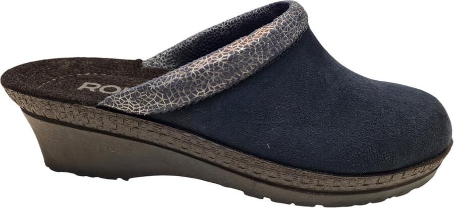 Rohde Dames Pantoffel Muil 2459-50 Blauw - Foto 2