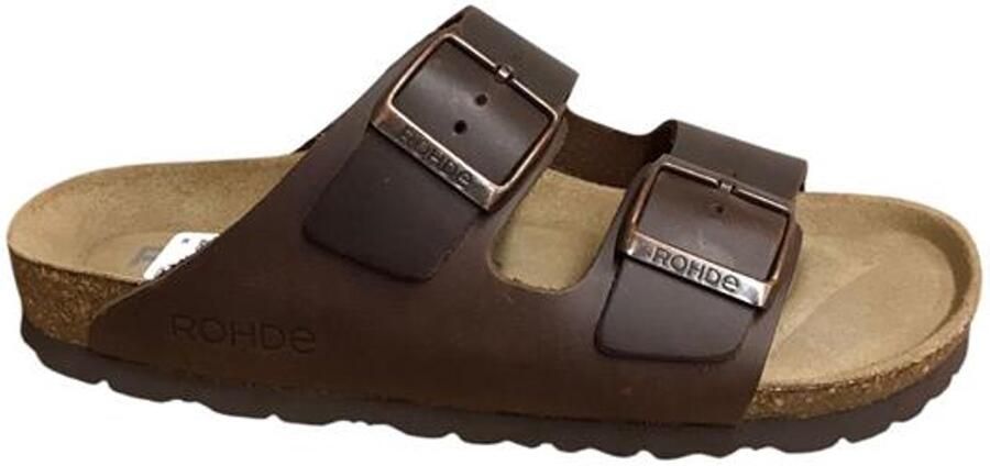 Rohde Moca Leder Slippers Tweeband