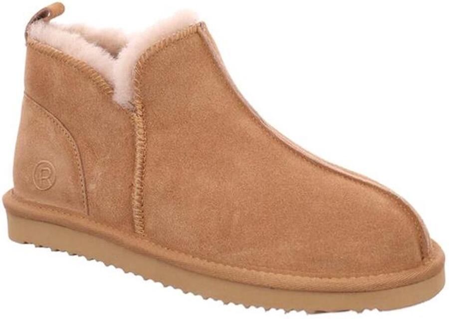 Rohde 7096 76 Pantoffel Dichte Sloffen Cognac Suede Dames Cogna