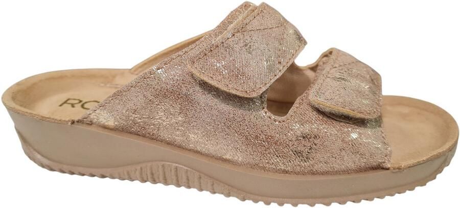 Rohde Leren Beige Dames Slippers Beige