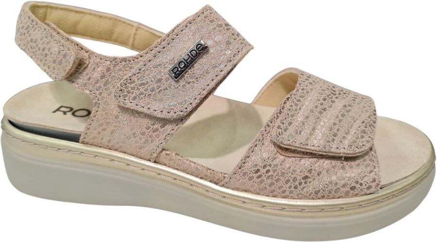Rohde Leren Dames Sandalen Beige