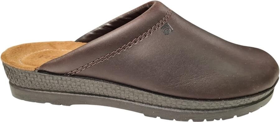 Rohde Leren Heren Pantoffels Bruin