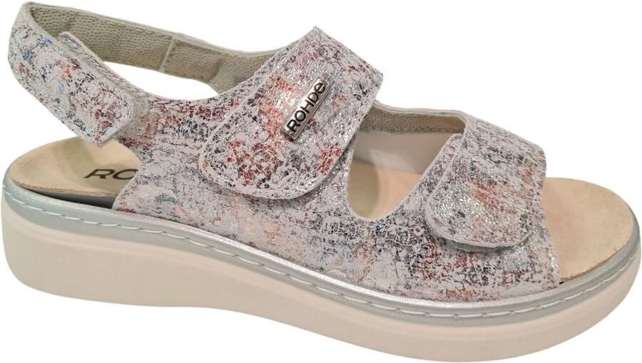 Rohde Leren Multi Dames Sandalen Multi
