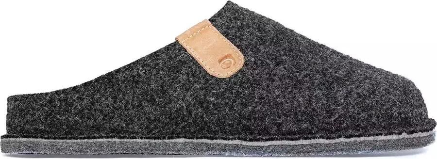 Rohde Gezellige vilt huisslippers grijs