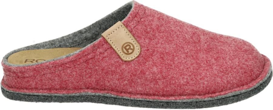 Rohde Lucca Pantoffels Dames Sloffen Roze Antislip Uitneembaar Voetbed - Foto 2