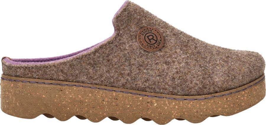 Rohde Pantoffels Foggia Pantoffel slof clog huis-slipper met profielzool - Foto 4