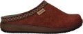 Rohde 6425 48 Pantoffel Open Sloffen Rood Bruin textiel Dames Rood Bruin - Rood