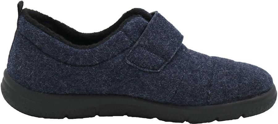 Rohde 2627 56 Pantoffels Dichte Sloffen Blauw Vilt Blauw