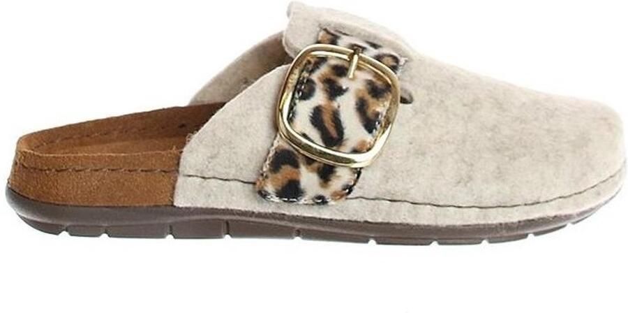 Rohde Pantoffel 6190 Linen Crème Zacht Voetbed 7½ - Foto 2