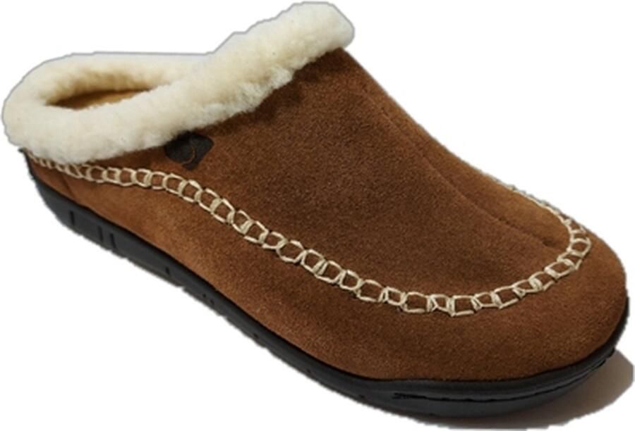 Rohde Pantoffel 6638 Cognac Verwisselbaar Voetbed 6½