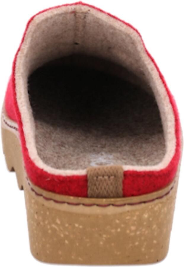 Rohde Dames Softvilt Pantoffels Wijdte G Wine Red