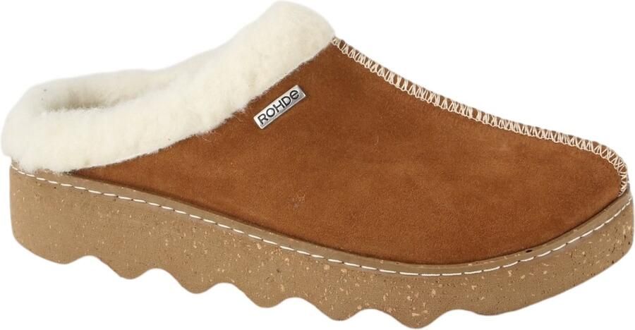 Rohde Pantoffels FOGGIA-D Pantoffel clog met uitneembare binnenzool van schapenvacht - Foto 7