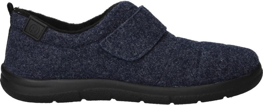 Rohde 2627 56 Pantoffels Dichte Sloffen Blauw Vilt Heren Blauw