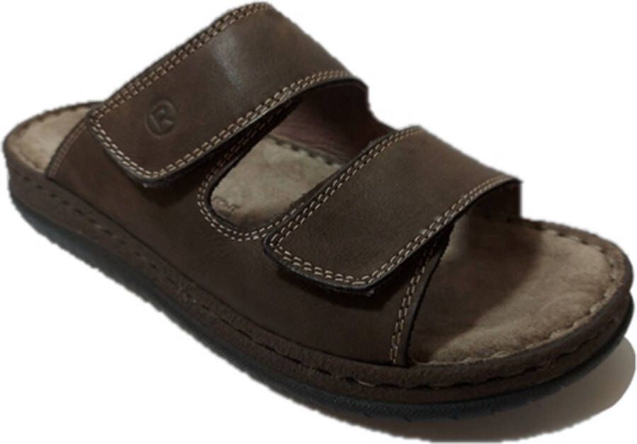 Rohde Slipper 6240 Mocca Bruin Zacht Voetbed 10½