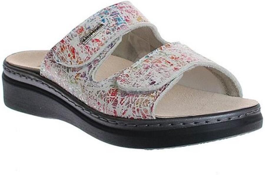 Rohde Slippers 5224 Quarz Multicolor Verwisselbaar Voetbed