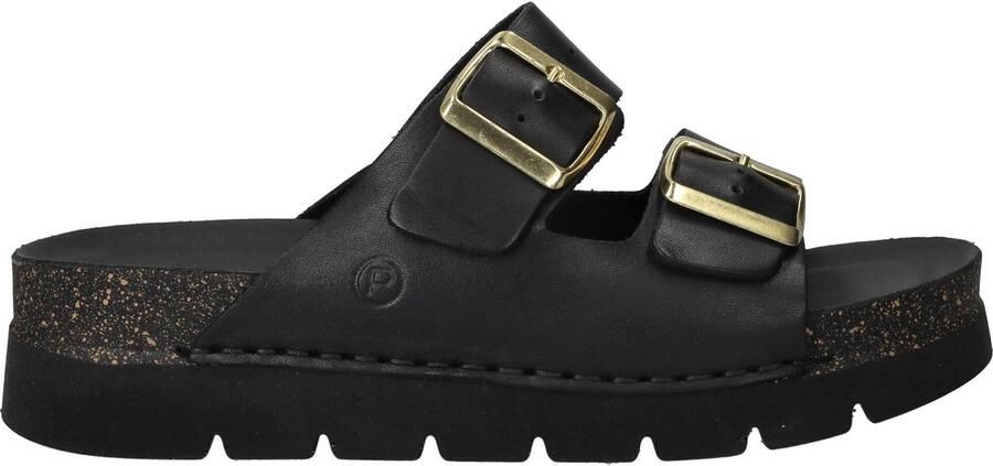 Rohde 6330 90 Slippers Zwart Leer Dames Zwart - Foto 2