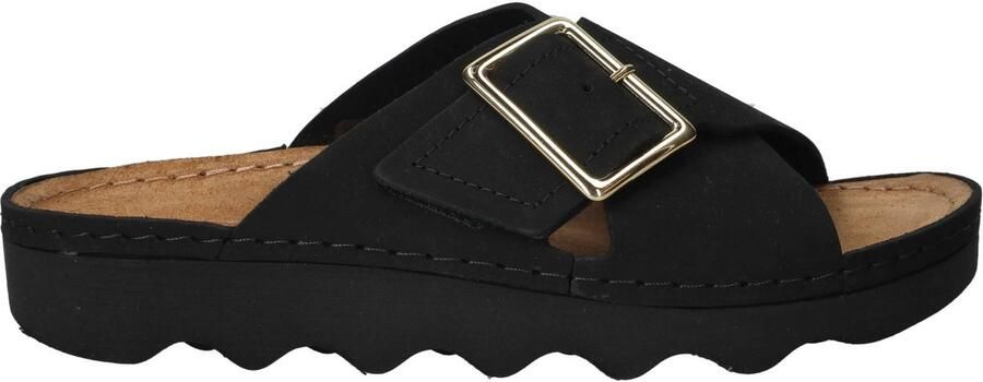 Rohde Slippers Dames Zwart - Foto 1