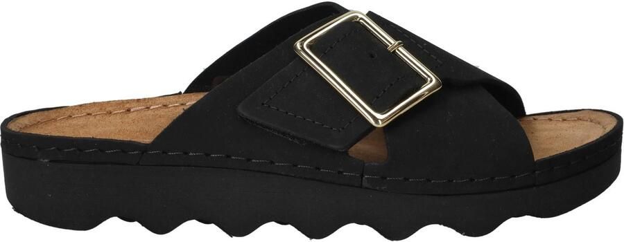 Rohde Slippers Dames Zwart