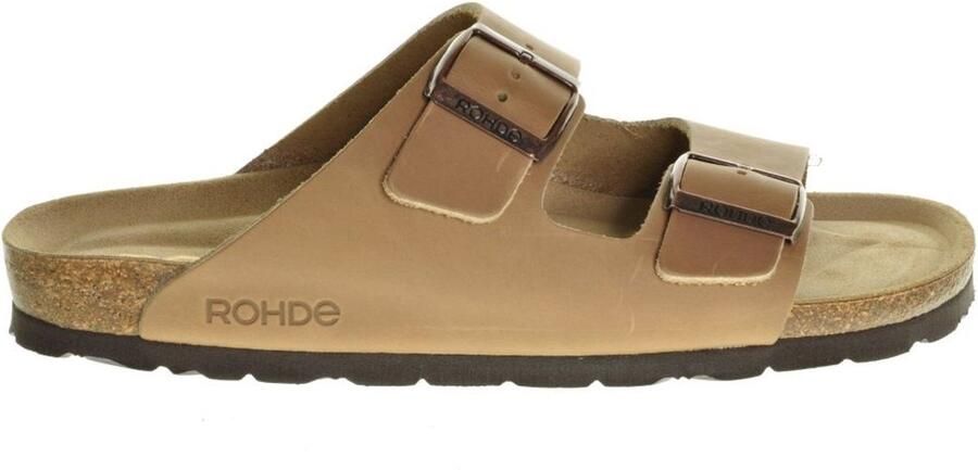 Rohde Slippers Leder Natur