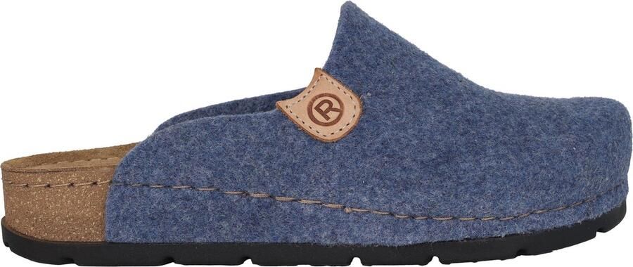 Rohde Gezellige Blauwe Thuisslipper voor Vrouwen