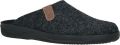 Rohde Pantoffels SOLTAU-H Pantoffel slippers clog met zijlabel - Donkergrijs