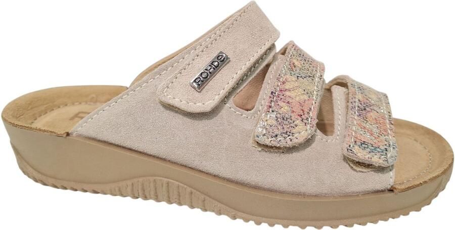 Rohde Dames Slipper 1932-16 Beige Multi