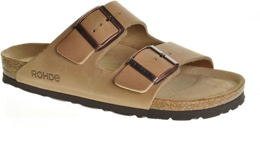Rohde Sunnys N12 dames slof beige