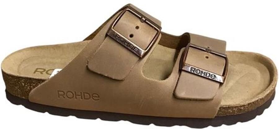 Rohde Sunnys N12 dames slof beige