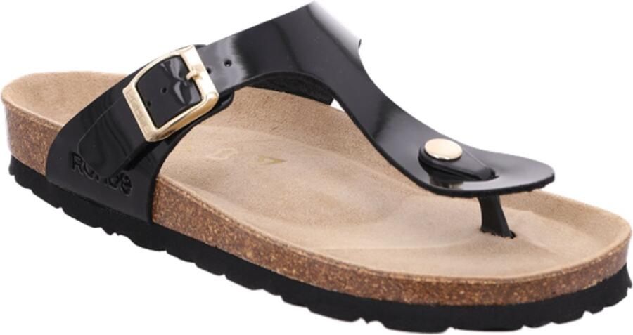 Rohde Teenslipper Zwart Lak