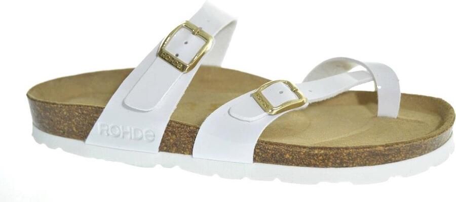 Rohde Teenslippers zacht voetbed Wit Lak 5594 - Foto 2