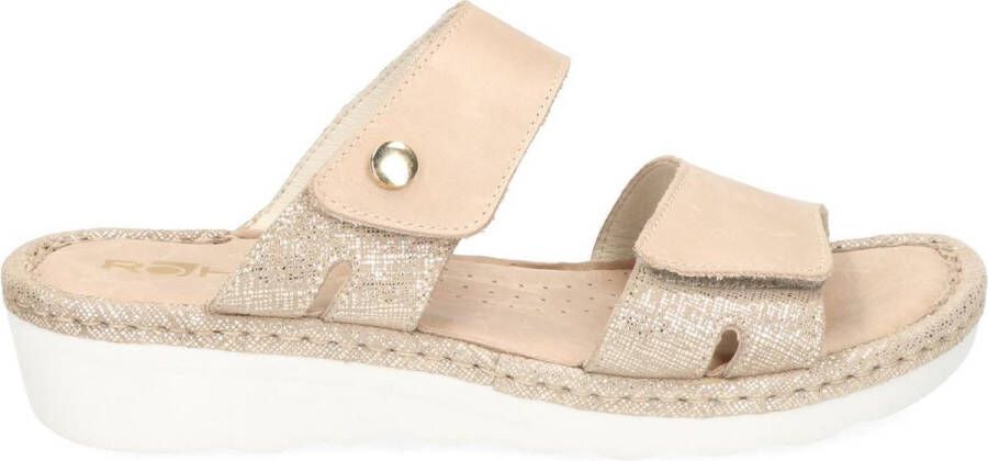 Rohde Sandaal Dames Beige Goud