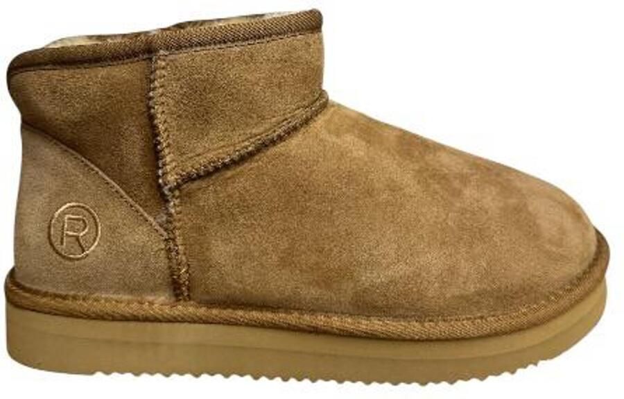 Rohde Huggys Dames Pantoffel Gevoerd 7084-76 Cognac
