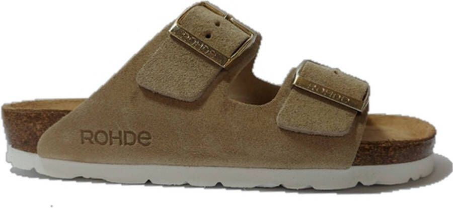 Rohde Slipper 5590 Taupe Suède 6½ - Foto 1