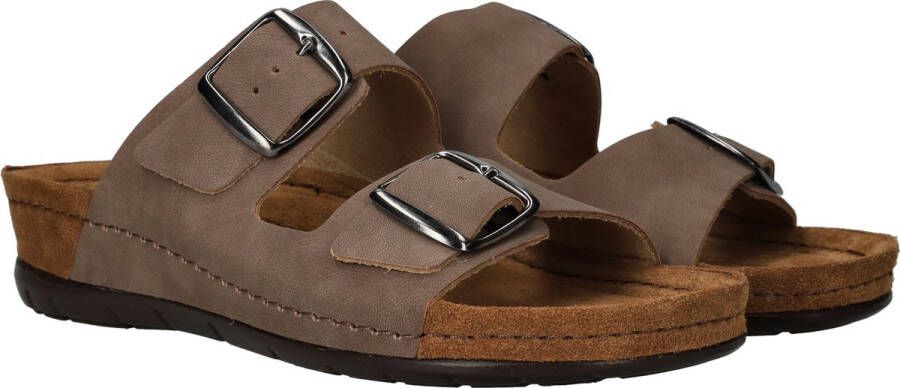 Rohde Comfortabele Bruin Leren Sandaal Brown Dames